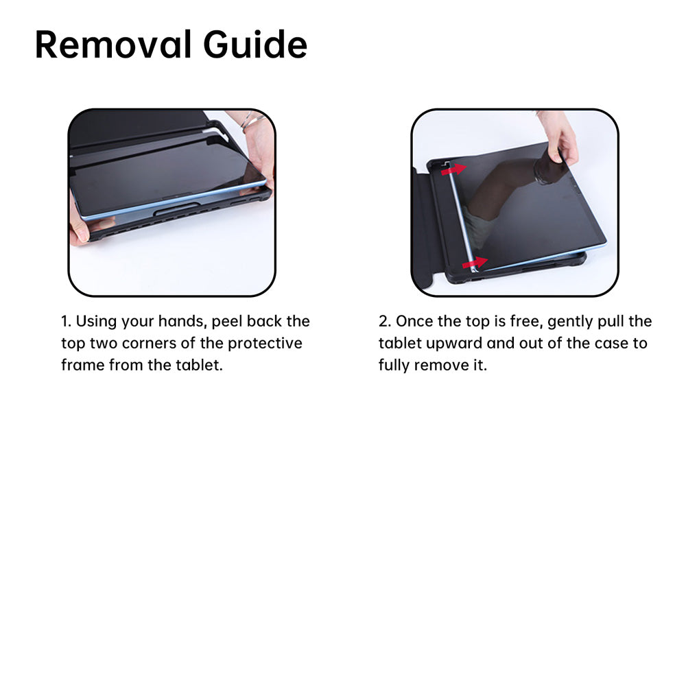 FAC-MS-SFPR9 | Microsoft Surface Pro 11 / 10 / 9 | Flip Protective Rugged Case Compatible with Keyboard