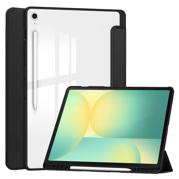 ARMOR-X Samsung Galaxy Tab S10 FE+ S10 FE Plus SM-X620 X626 X628 Smart Tri-Fold Stand Magnetic Cover.