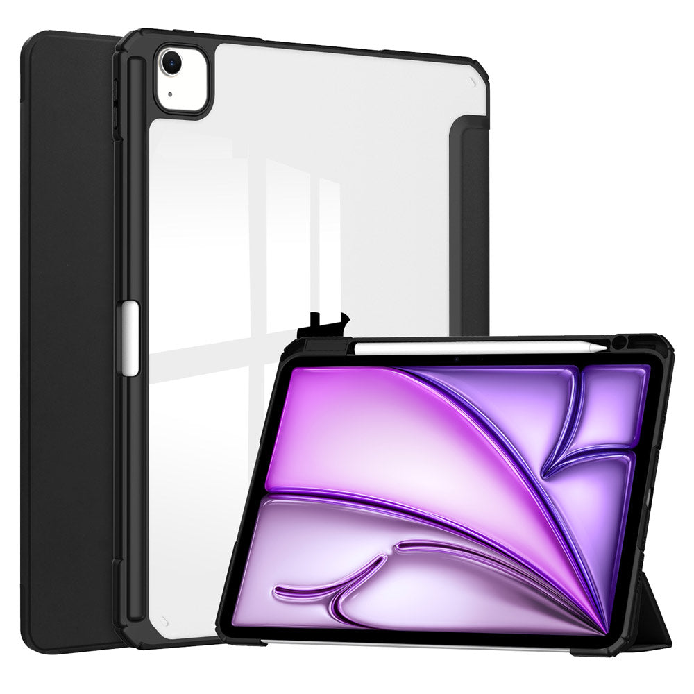 ARMOR-X APPLE iPad Air 13 ( M2 ) Smart Tri-Fold Stand Magnetic Cover.
