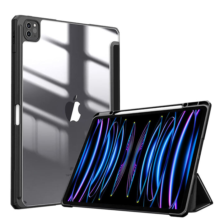 ARMOR-X APPLE iPad Pro 12.9 ( 5th / 6th Gen. ) 2021 / 2022 Smart Tri-Fold Stand Magnetic Cover.