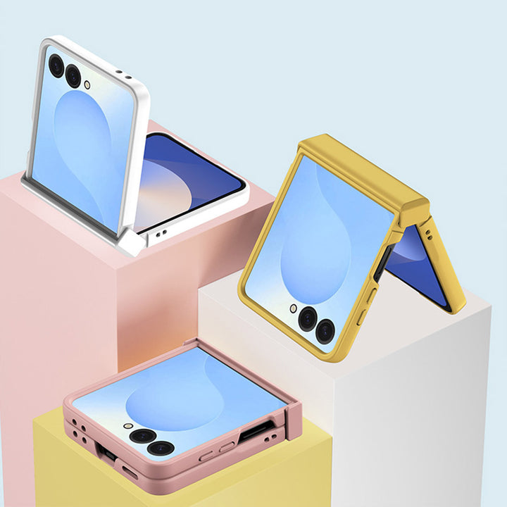 FDX-SS25-ZFLIP7 | Samsung Galaxy Z Flip7 SM-F751 Case | Hard PC Shockproof Case w/ KEY Mount & Carabiner