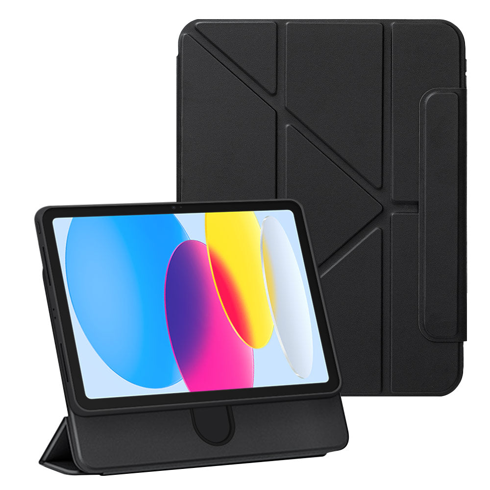 ARMOR-X iPad 10.9 (10th Gen.) rotatable & slidable magnetic cover with multi-fold stand.