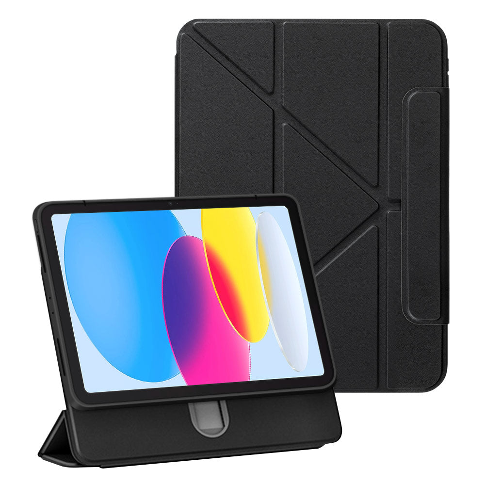 ARMOR-X iPad 10.9 (10th Gen.) rotatable & slidable magnetic cover with multi-fold stand.