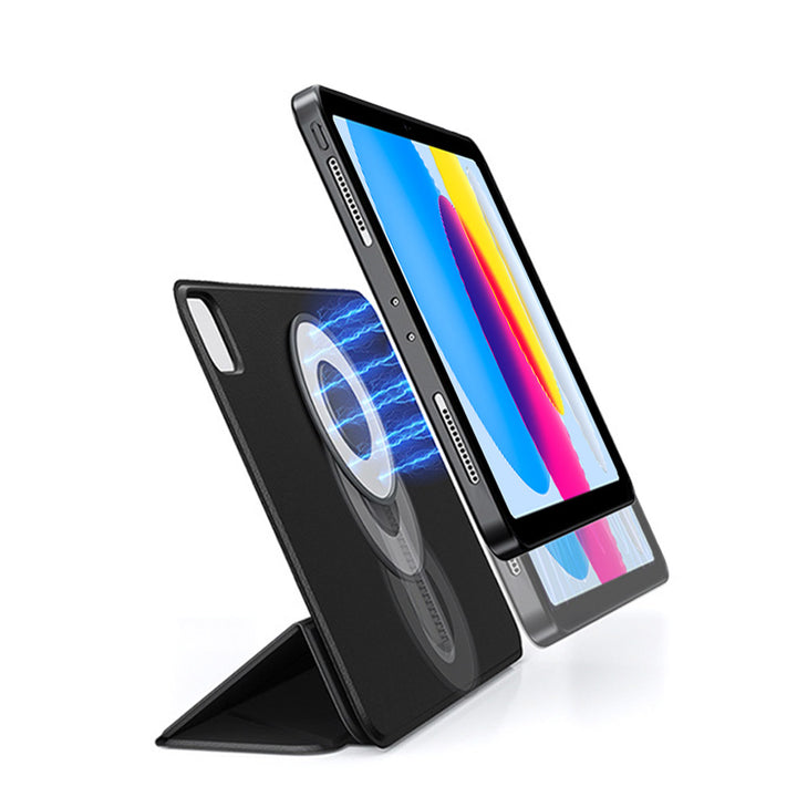 ARMOR-X iPad 10.9 (10th Gen.) rotatable & slidable magnetic cover with multi-fold stand.