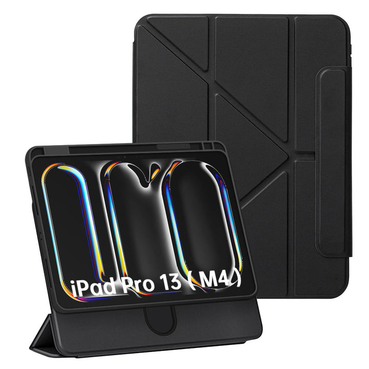 ARMOR-X iPad Pro 13 ( M4 ) rotatable & slidable magnetic cover with multi-fold stand.