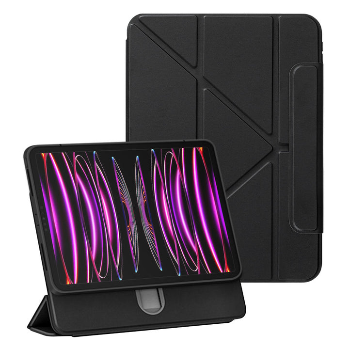 ARMOR-X iPad Pro 11 ( 1st / 2nd / 3rd / 4th Gen. ) 2018 / 2020 / 2021 / 2022 rotatable & slidable magnetic cover with multi-fold stand.