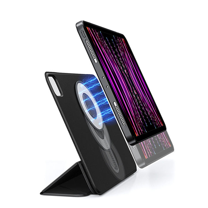 ARMOR-X iPad Pro 11 ( 1st / 2nd / 3rd / 4th Gen. ) 2018 / 2020 / 2021 / 2022 rotatable & slidable magnetic cover with multi-fold stand.