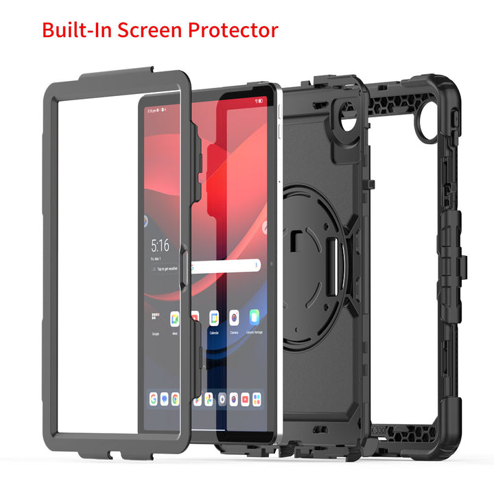 ARMOR-X  Lenovo Tab M11 / K11 TB330 shockproof case, impact protection cover with hand strap and kick stand. Ultra 3 layers impact resistant design