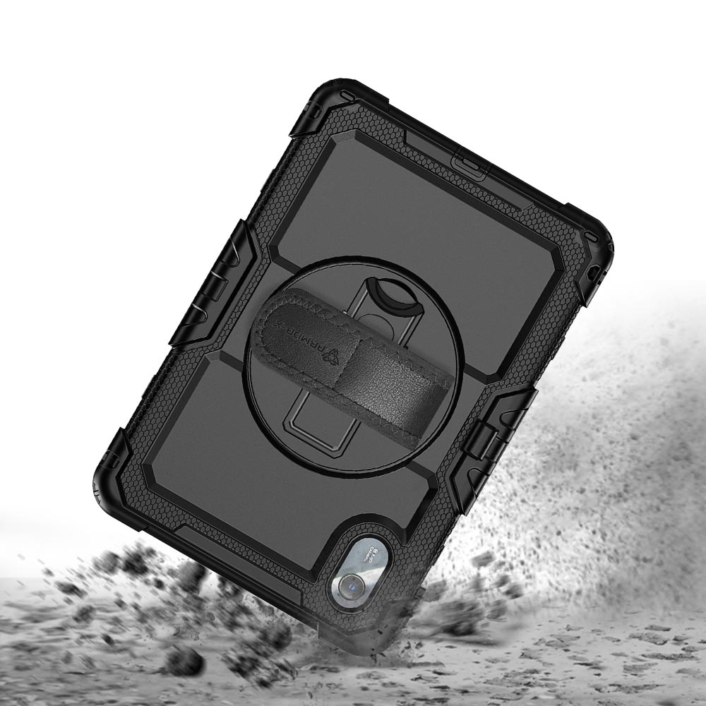 ARMOR-X  Lenovo Tab K11 (Gen 2) TB336 / Lenovo Idea Tab ( 11" TB336 ) shockproof case, impact protection cover with hand strap and kick stand. Rugged protective case with the best dropproof protection.