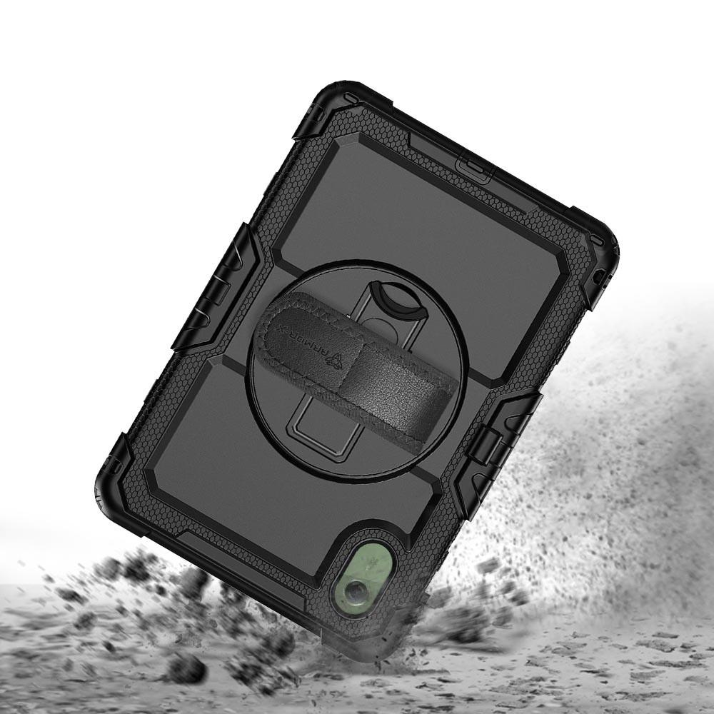 ARMOR-X Motorola Moto Pad (2026) / Moto Pad 60 Neo shockproof case, impact protection cover with hand strap and kick stand. Rugged protective case with the best dropproof protection.