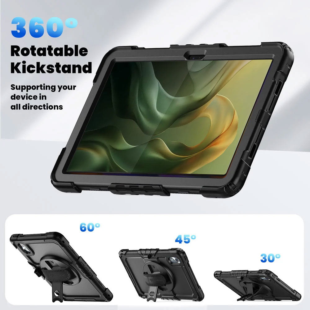 ARMOR-X Motorola Moto Pad (2026) / Moto Pad 60 Neo case with kick stand. Hand free typing, drawing, video watching.