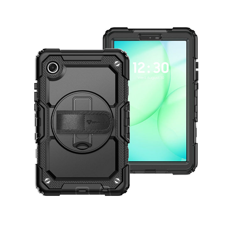 GEN-SS-X135 | Samsung Galaxy Tab A11 ( 8.7" ) SM-X133 / SM-X135 | Rainproof military grade rugged case with hand strap and kick-stand