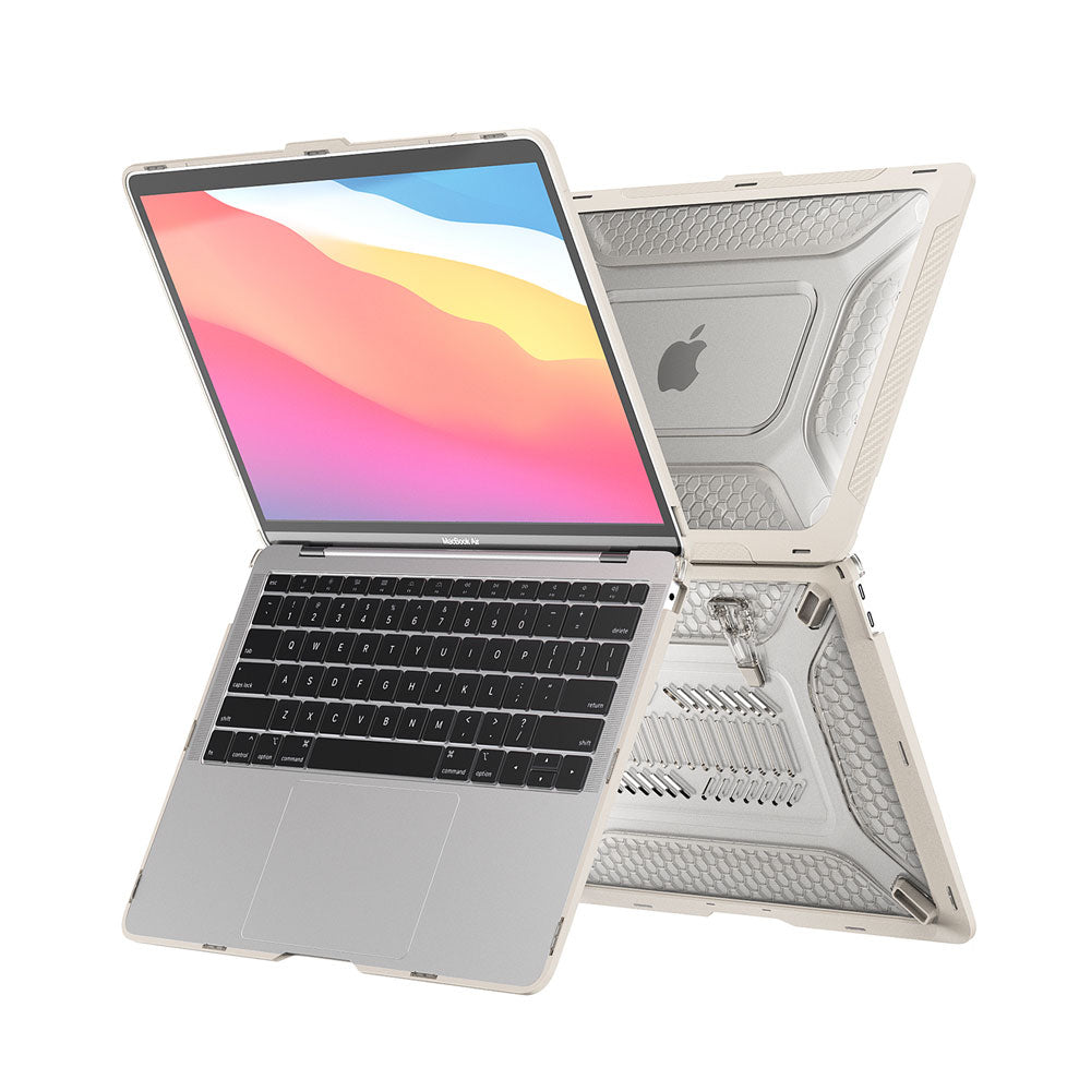 HC-MB-A13V2 | MacBook Air 13" 2018 / 2020 (A1932 / A2179 / M1 A2337) | Heavy Duty Slim Hard Shell Dual Layer Protective Cover