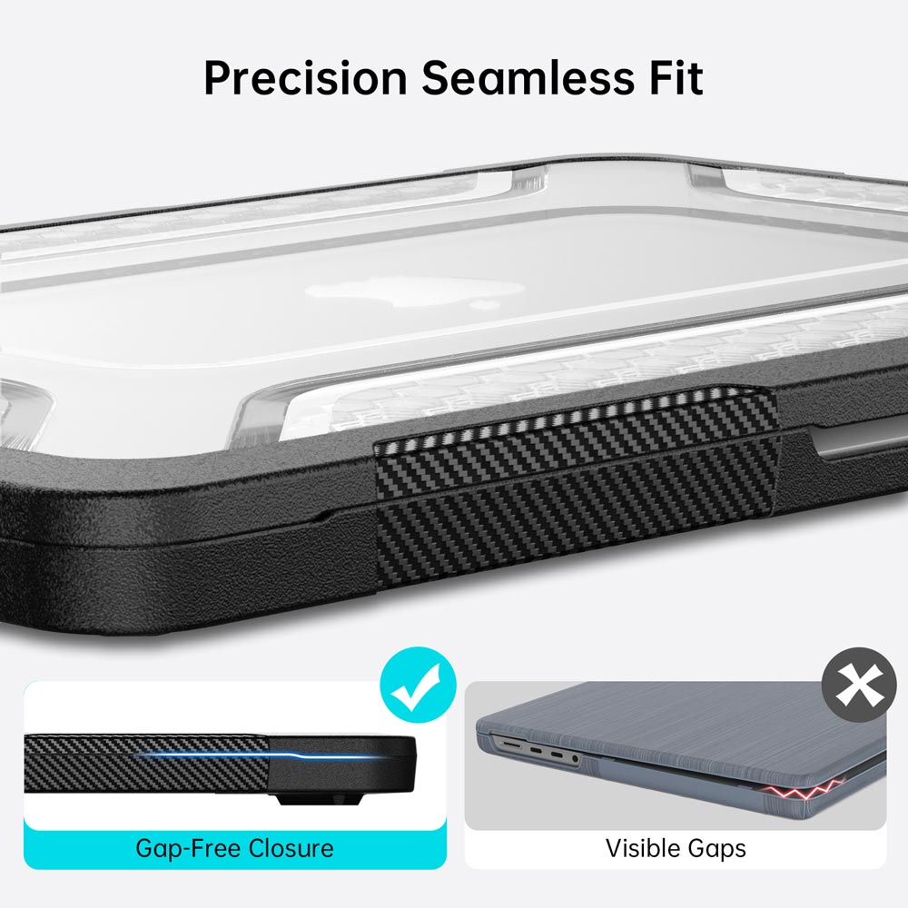 ARMOR-X MacBook Neo (A3404) case. Designed for an ultra-precise fit that allows your MacBook to close fully and securely without gaps or unnecessary bulk, preserving the device’s original slim profile.