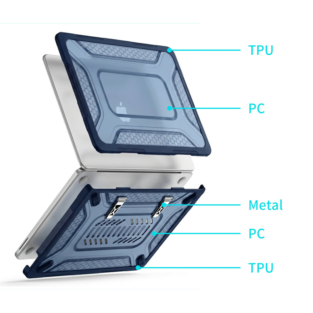 ARMOR-X MacBook Neo (A3404) Heavy Duty Slim Hard Shell Dual Layer Protective Cover.