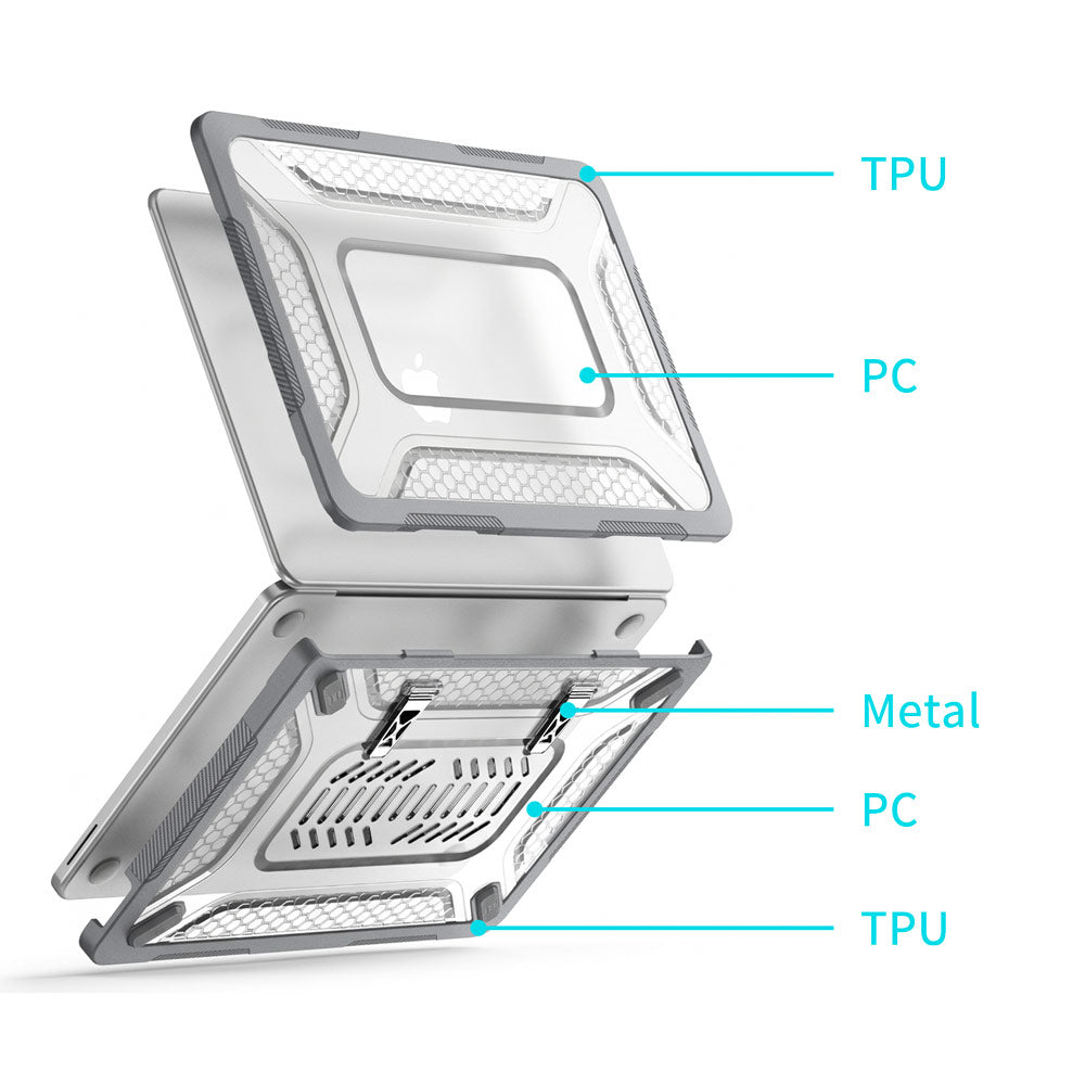 ARMOR-X MacBook Neo (A3404) Heavy Duty Slim Hard Shell Dual Layer Protective Cover.