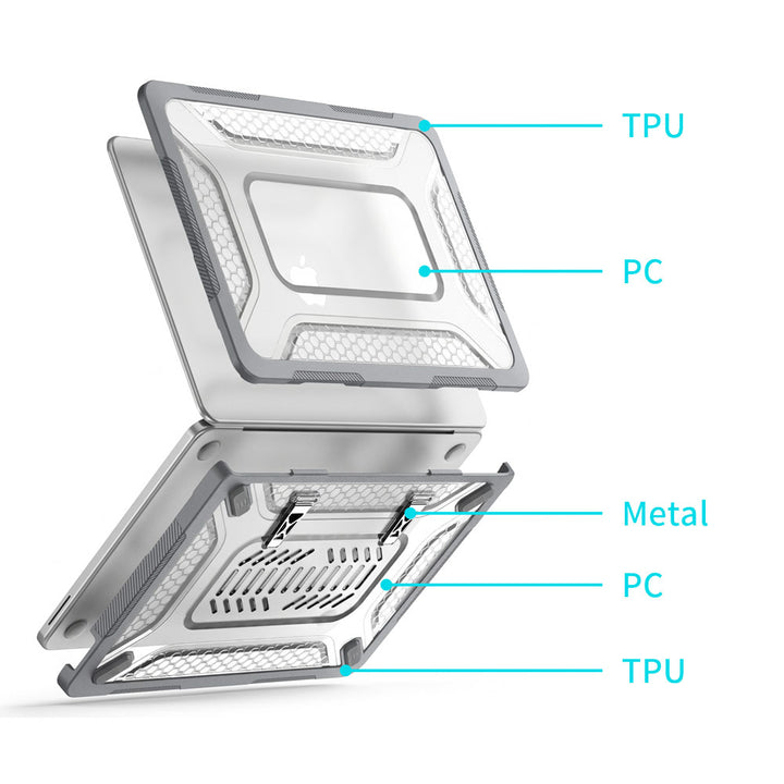 ARMOR-X MacBook Neo (A3404) Heavy Duty Slim Hard Shell Dual Layer Protective Cover.