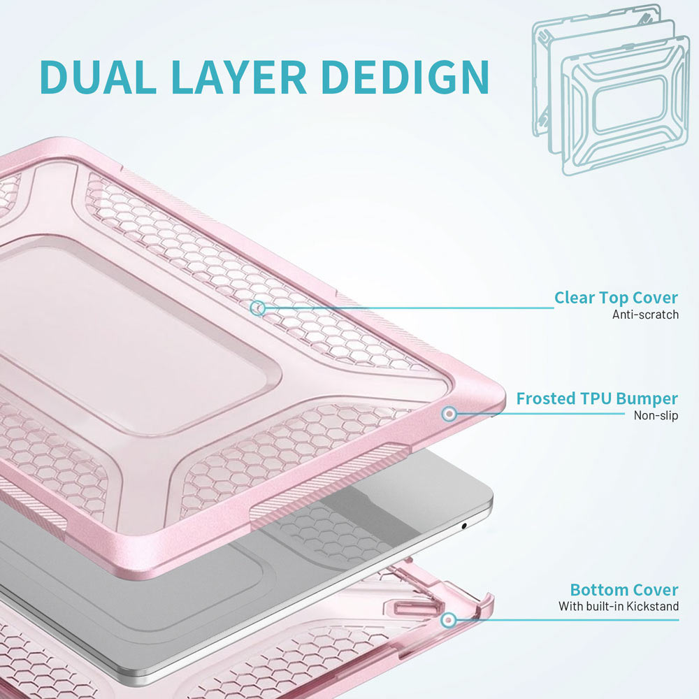 ARMOR-X MacBook Neo (A3404) Heavy Duty Slim Hard Shell Dual Layer Protective Cover.