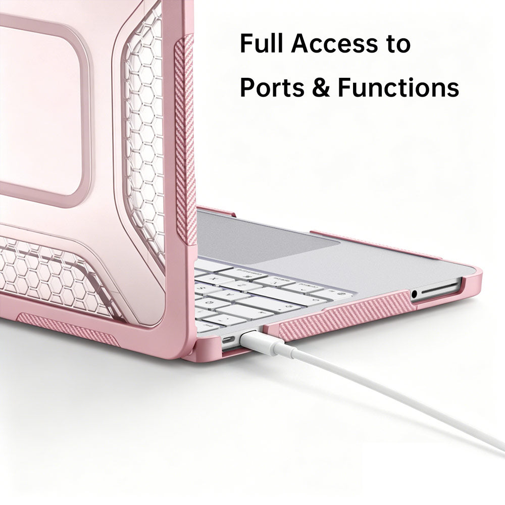 ARMOR-X MacBook Neo (A3404) shockproof case. Easy access to all ports and features.