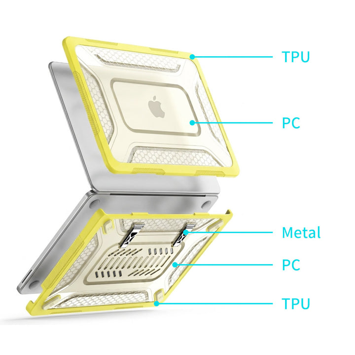 ARMOR-X MacBook Neo (A3404) Heavy Duty Slim Hard Shell Dual Layer Protective Cover.