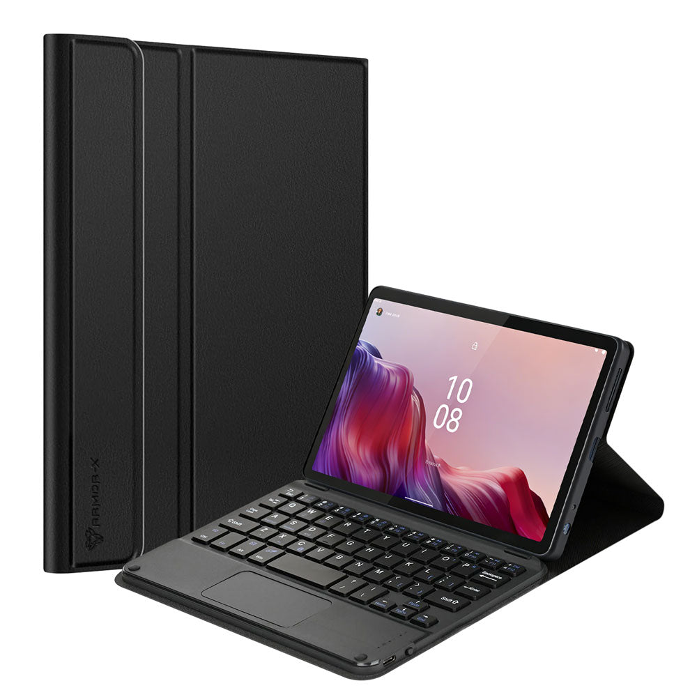 HKV-LN-M9 | Lenovo Tab M9 TB310 | Detachable Keyboard Case with PU leather Folio Cover