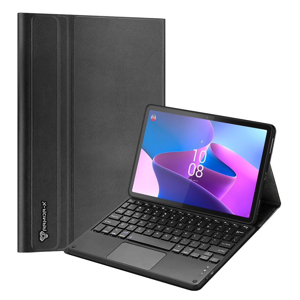 HKV-LN-P11PR2 | Lenovo Tab P11 Pro Gen 2 TB132FU | Detachable Keyboard Case with PU leather Folio Cover