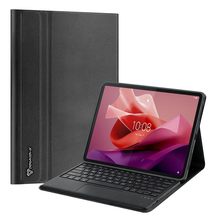 HKV-LN-P12 | Lenovo Tab P12 TB370 | Detachable Keyboard Case with PU leather Folio Cover