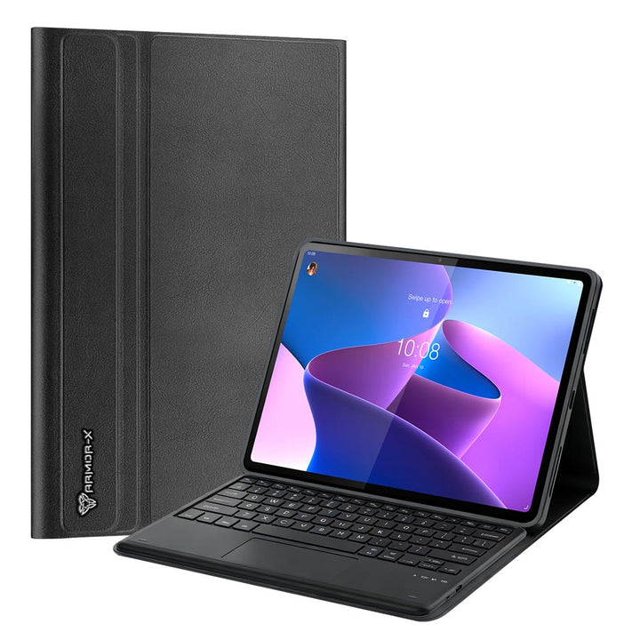 HKV-LN-P12PRO | Lenovo Tab P12 Pro TB-Q706F | Detachable Keyboard Case with PU leather Folio Cover