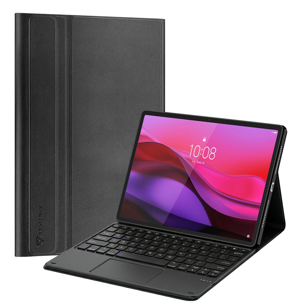 HKV-LN-TB520FU | Lenovo Yoga Tab Plus TB520FU | Detachable Keyboard Case with PU leather Folio Cover
