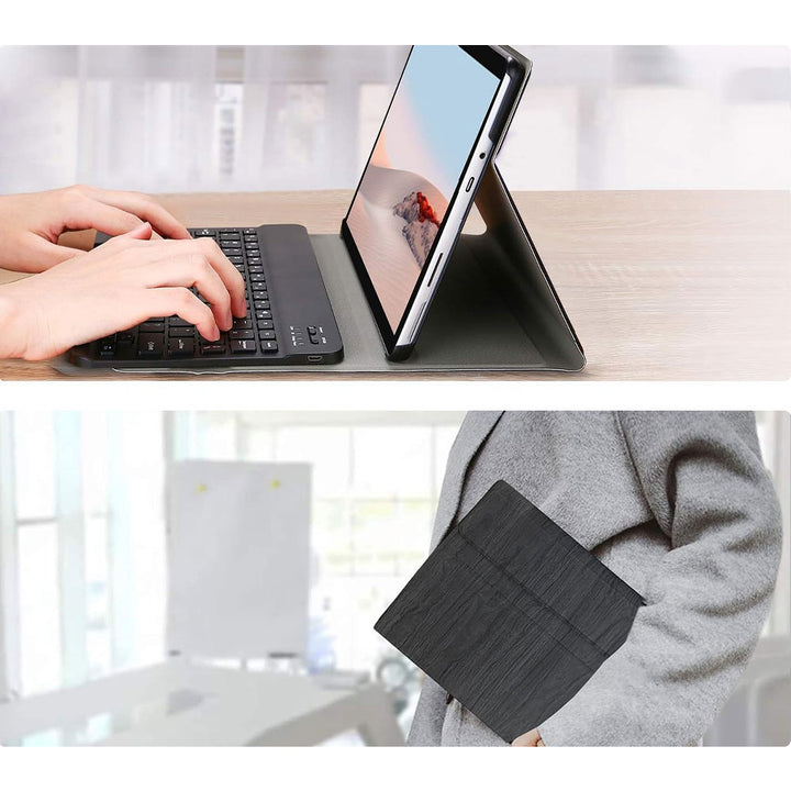 ARMOR-X Microsoft Surface Pro 7 / 7 Plus / 6 / 5 / 4 shockproof case, impact protection cover. Hand free typing, drawing, video watching.