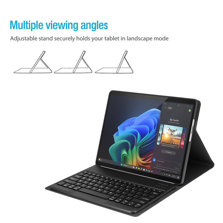 ARMOR-X Microsoft Surface Pro 13-inch Copilot+ PC shockproof case, impact protection cover with multiple viewing angle.