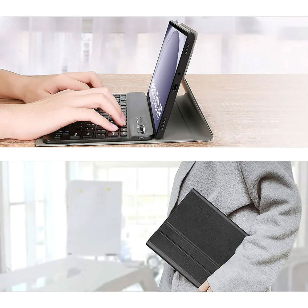 ARMOR-X Samsung Galaxy Tab A11 ( 8.7" ) SM-X133 / SM-X135 shockproof case, impact protection cover. Hand free typing, drawing, video watching.