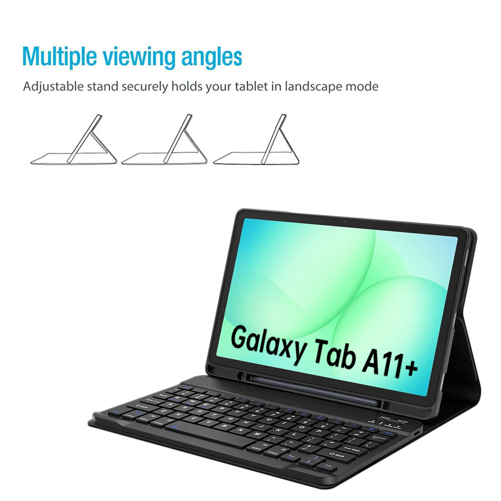 ARMOR-X Samsung Galaxy Tab A11+ A11 Plus ( 11" ) SM-X230 / SM-X235 / SM-X236 shockproof case, impact protection cover with multiple viewing angle.