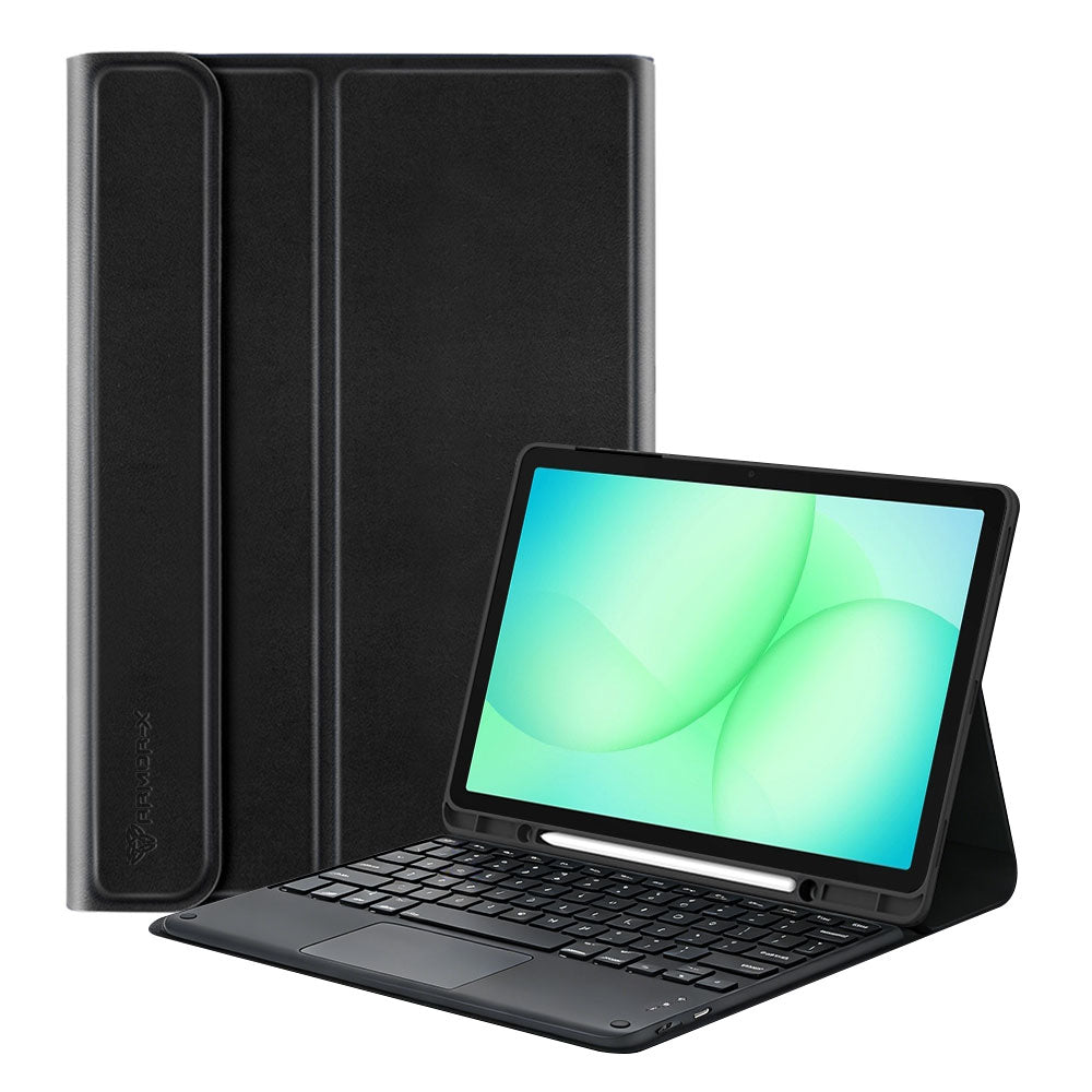 HKV-SS-X230 | Samsung Galaxy Tab A11+ A11 Plus ( 11" ) SM-X230 / SM-X235 / SM-X236 / SM-X238 | Detachable Keyboard Case with PU leather Folio Cover