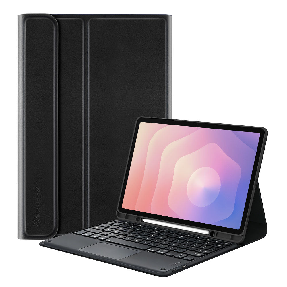 HKV-SS-X730 | Samsung Galaxy Tab S11 SM-X730 / X736 / X738 | Detachable Keyboard Case with PU leather Folio Cover