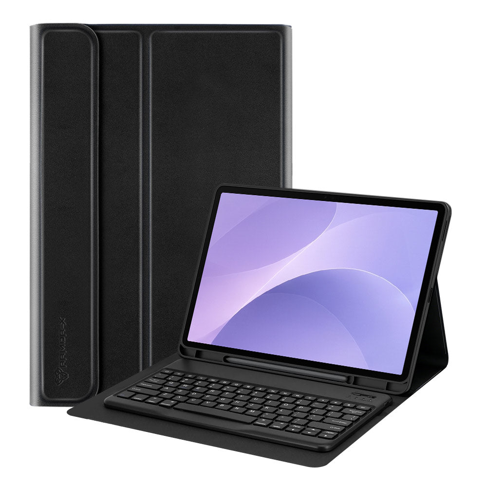 ARMOR-X Samsung Galaxy Tab S12+ S12 Plus SM-X840 / X846 shockproof case, impact protection cover. Shockproof case with magnetic detachable wireless keyboard. Hand free typing, drawing, video watching.