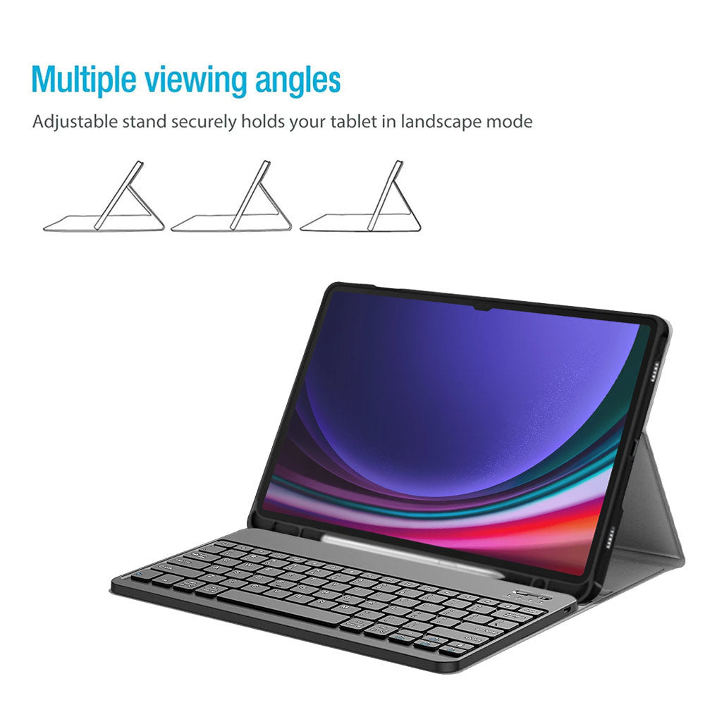 ARMOR-X Samsung Galaxy Tab S9 Ultra SM-X910 / X916 / X918 shockproof case, impact protection cover with multiple viewing angle.
