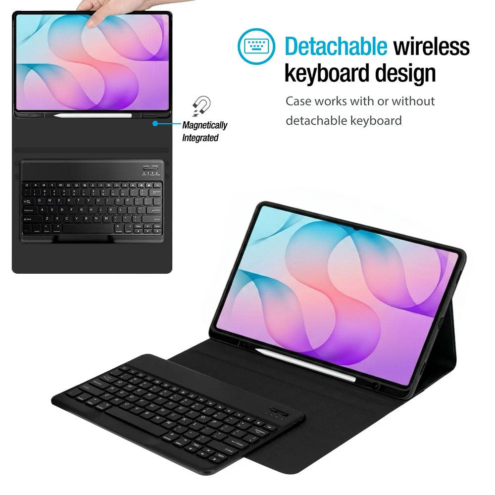 ARMOR-X Samsung Galaxy Tab S12 Ultra SM-X940 / X946 shockproof case, impact protection cover. Shockproof case with magnetic detachable wireless keyboard.