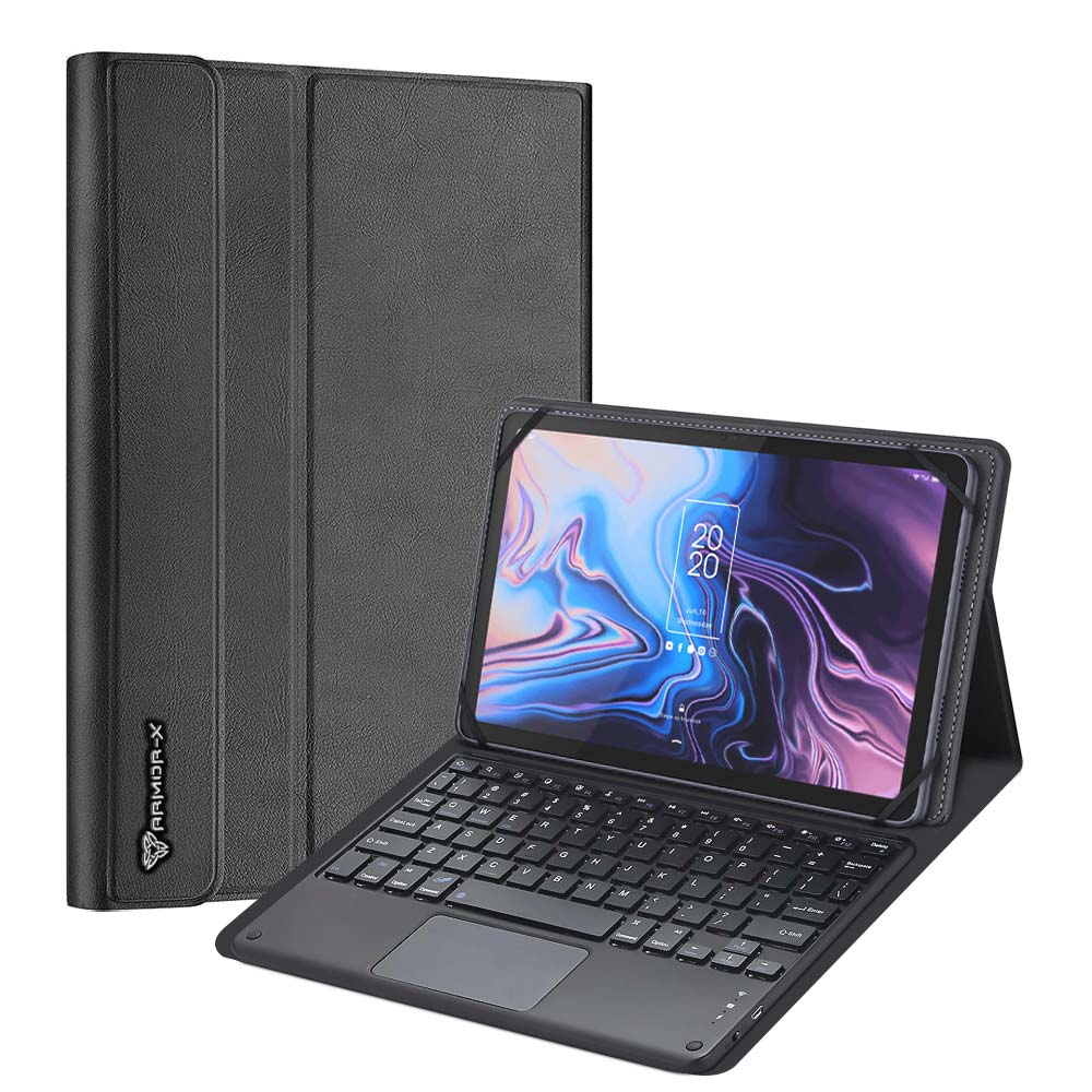 HKV-TCL-10MAX | TCL 10 TabMax 10.36 | Detachable Keyboard Case with PU leather Folio Cover