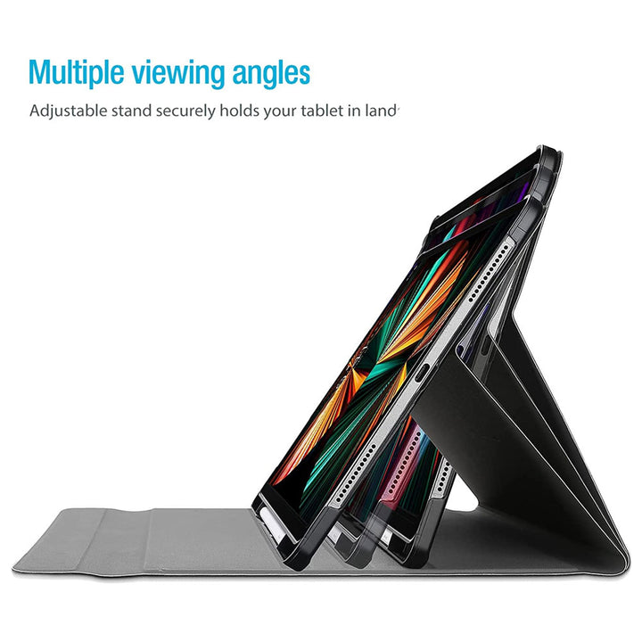 ARMOR-X iPad Pro 13 2024 shockproof case, impact protection cover with multiple viewing angle.