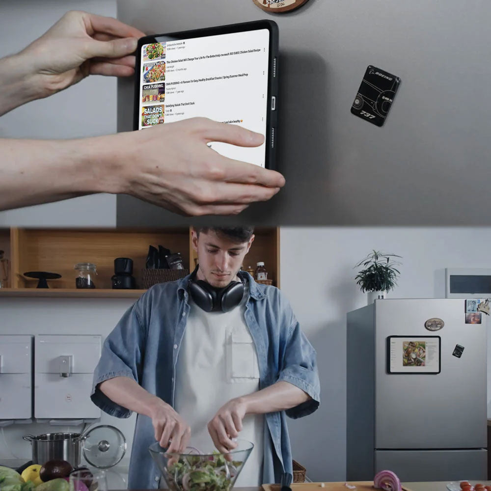 HMC-iPad-N5 | iPad 11-Inch (11th Gen / A16) / iPad 10.9 (10th Gen.) | Detachable 360 Degree Rotating Smart Folio Case & PU Leather Cover