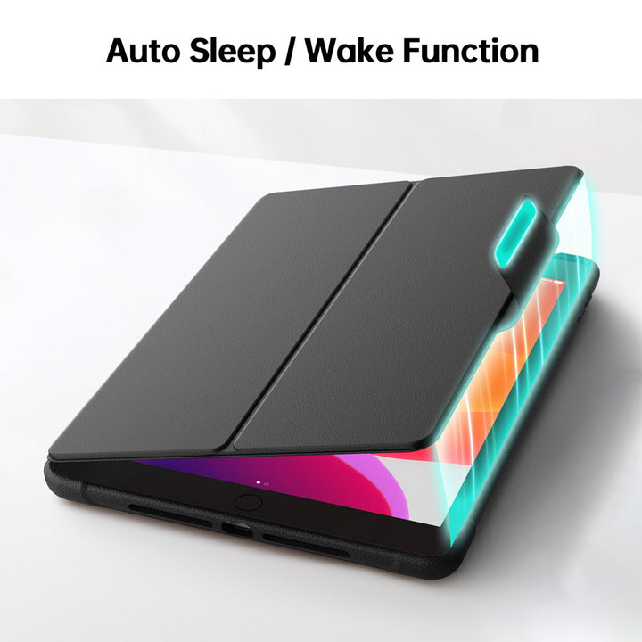 HMC-iPad-N3 | iPad 10.2 (7th & 8th & 9th Gen.) 2019 2020 2021 / Air (3rd Gen.) 2019 / Pro 10.5 2017 | Detachable 360 Degree Rotating Smart Folio Case & PU Leather Cover