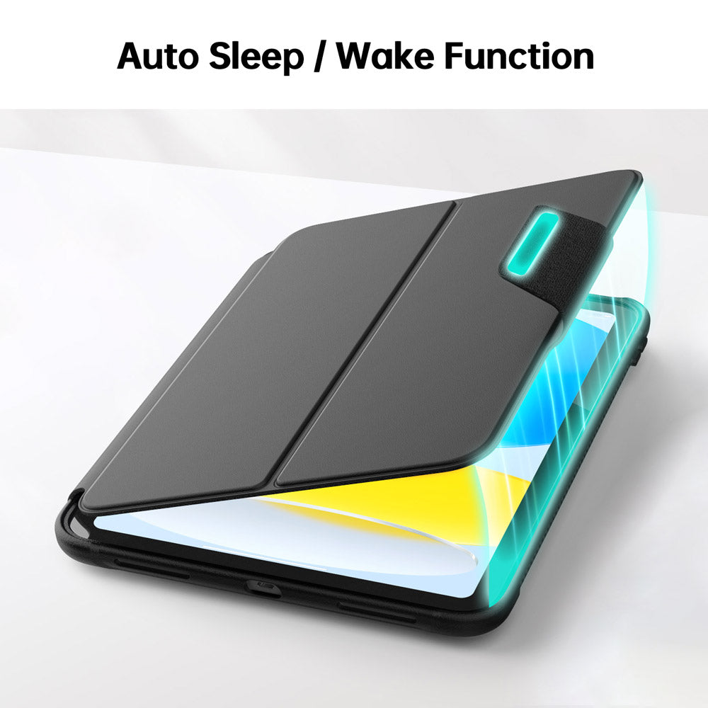 HMC-iPad-N5 | iPad 11-Inch (11th Gen / A16) / iPad 10.9 (10th Gen.) | Detachable 360 Degree Rotating Smart Folio Case & PU Leather Cover