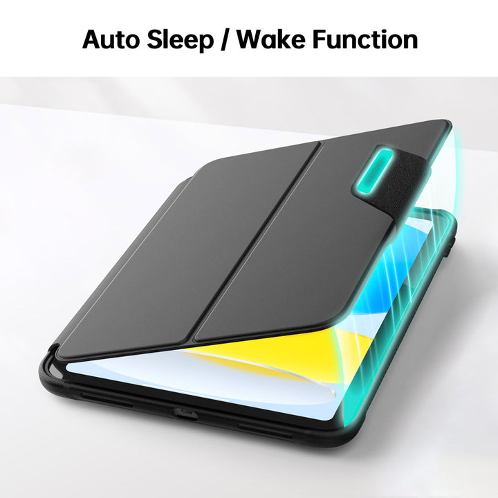 HMC-iPad-N5 | iPad 11-Inch (11th Gen / A16) / iPad 10.9 (10th Gen.) | Detachable 360 Degree Rotating Smart Folio Case & PU Leather Cover