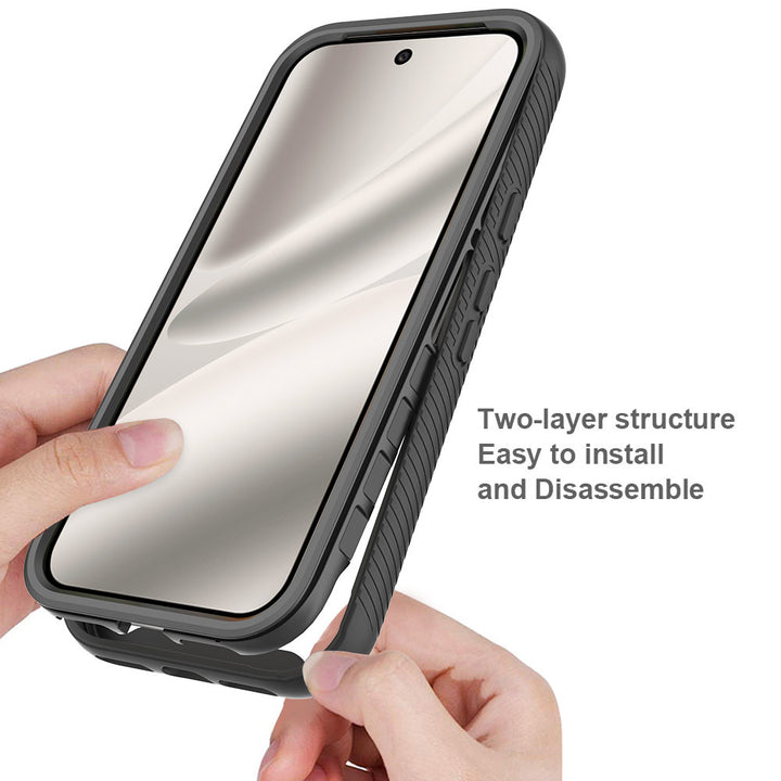 ARMOR-X Google Pixel 10 / 10 Pro shockproof cases. Military-Grade Rugged Design with best drop proof protection. Two-layer structure, easy to install and disassemble.