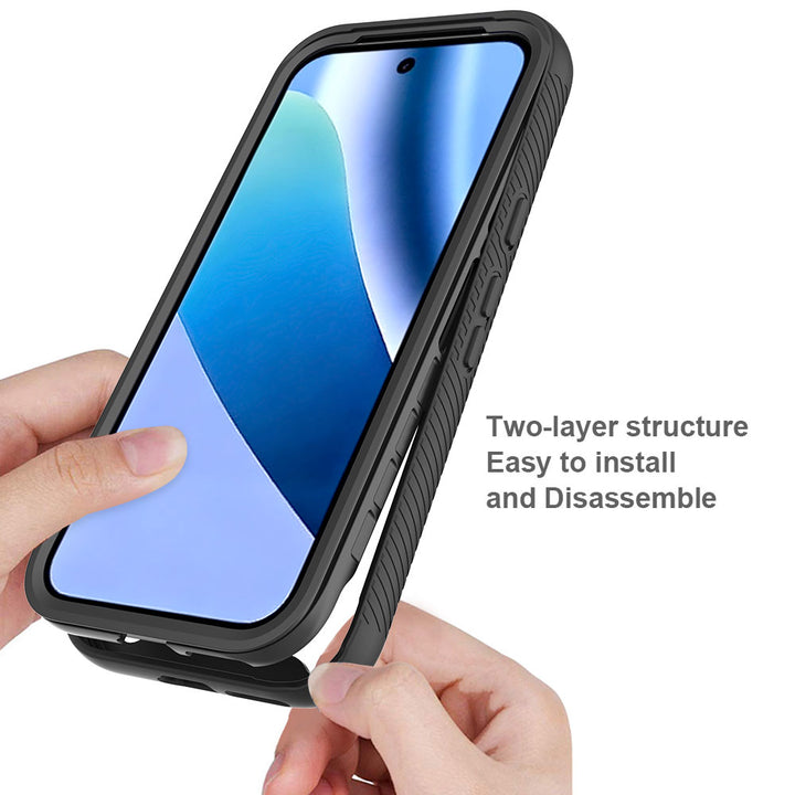 ARMOR-X Google Pixel 10a shockproof cases. Military-Grade Rugged Design with best drop proof protection. Two-layer structure, easy to install and disassemble.