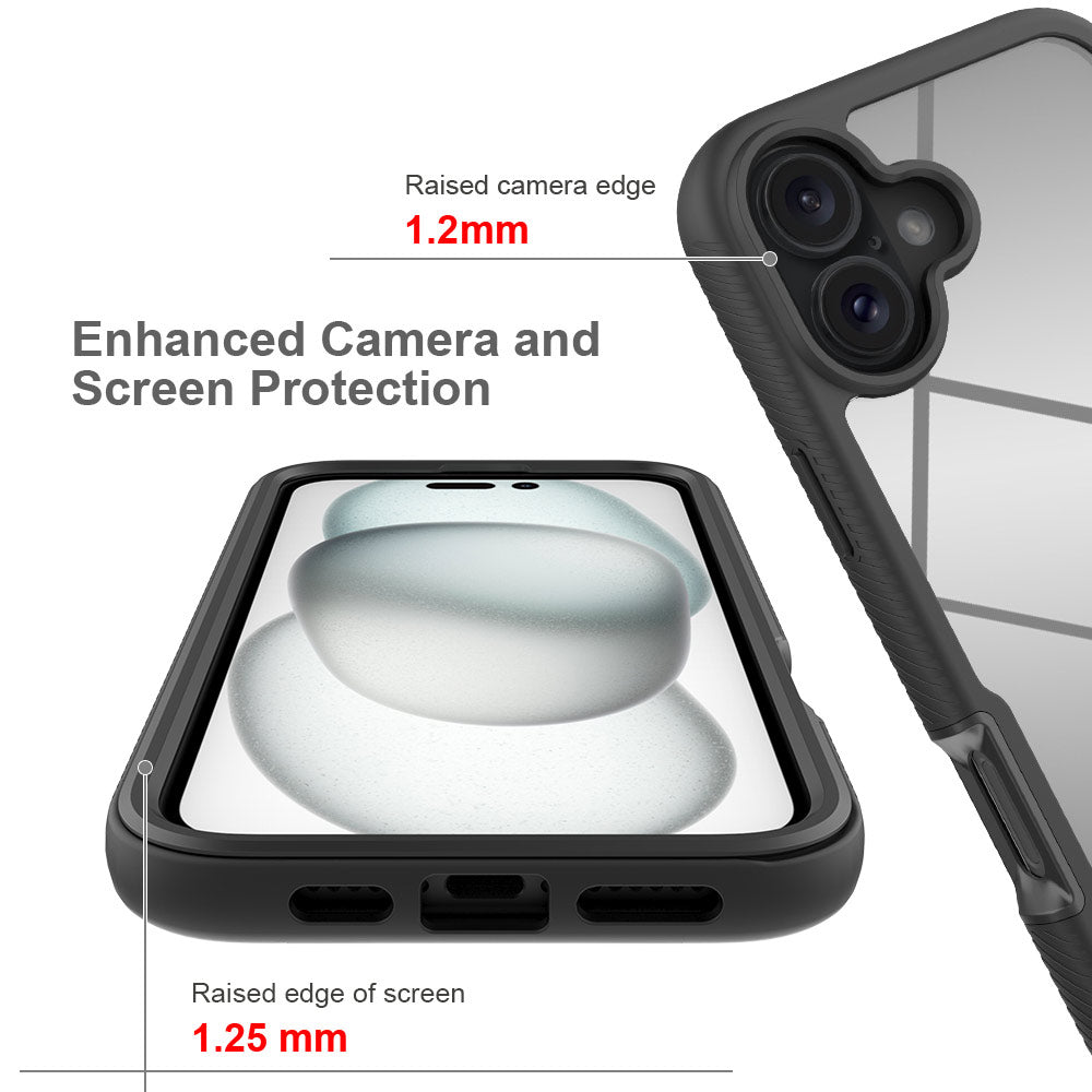 ARMOR-X iPhone 16 Plus shockproof cases. Enhanced camera and screen protection.