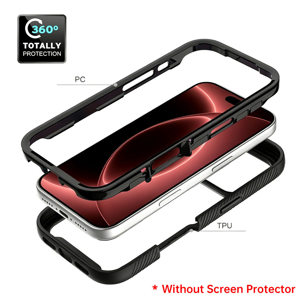 ARMOR-X iPhone 18 Pro shockproof cases. Military-Grade Rugged Design with best drop proof protection. Rigid front & dual composite back cover with excellent protection.