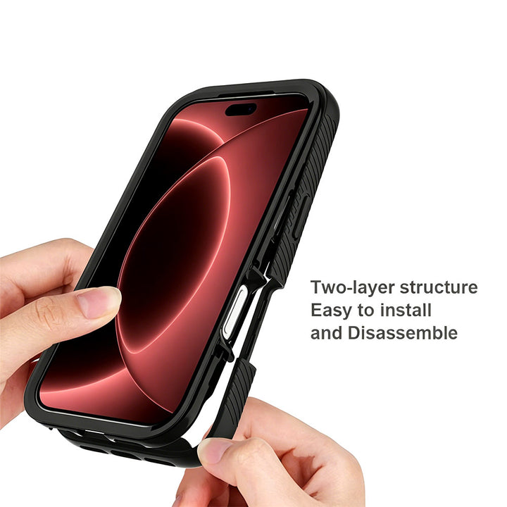 ARMOR-X iPhone shockproof cases. Military-Grade Rugged Design with best drop proof protection. Two-layer structure, easy to install and disassemble.