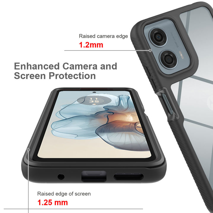 ARMOR-X Motorola Moto G04 / G24 / G24 Power shockproof cases. Enhanced camera and screen protection.